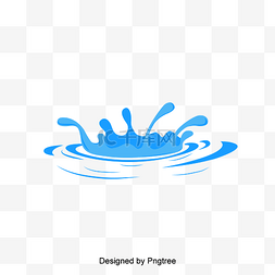 抽象化图片_简单水滴设计元素
