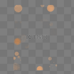 背景光晕图片_橙色圆点点缀背景免费下载