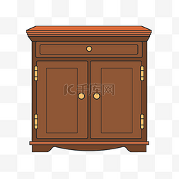 家具柜子图片_精美的家具柜子插画