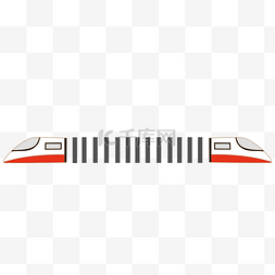 铁路火车分割线插画