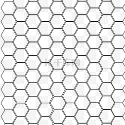 六边形蜂巢背景图片_科技感黑色六边形蜂巢背景边框纹