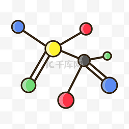 分子式矢量图片_化学分子研究