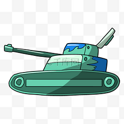 建军节绿色坦克