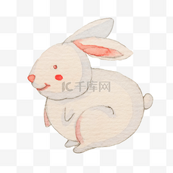 创意兔子插画图片_手绘可爱的兔子插画