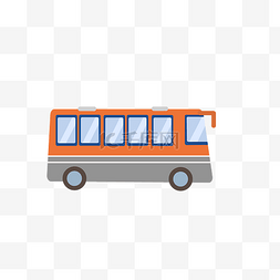 交通的图片_公交车交通的插画