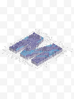 数字设计2图片_2.5D科技化M英文数字设计元素