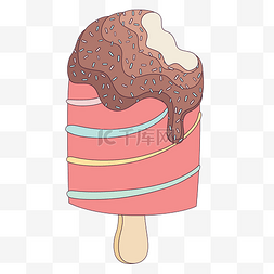 夏日冷饮卡通图片_卡通冰淇淋素材