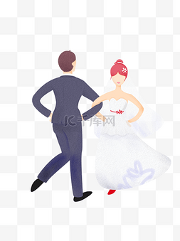 婚礼大理石背景图片_跳舞的新郎新娘