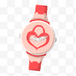 手表的图片_情人节红色的手表