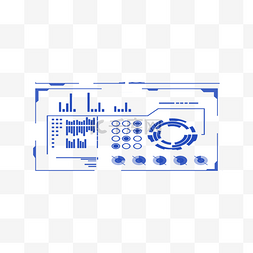 千库科技元素图图片_方形科技感线条贴图