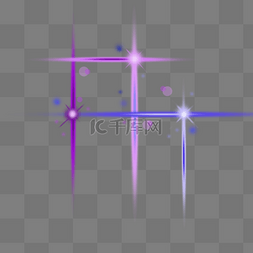 蓝色渐变发光图片_紫色蓝色渐变梦幻星星光效