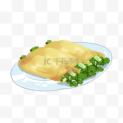 蛋饼卡通图片_手绘卡通美食蛋饼免抠下载