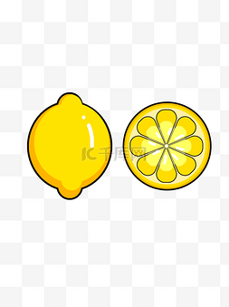 水果果蔬柠檬元素设计