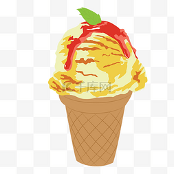  甜筒冰淇淋 