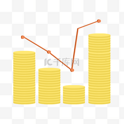 金融分析图片_金融分析图表插画