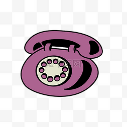  紫色电话 
