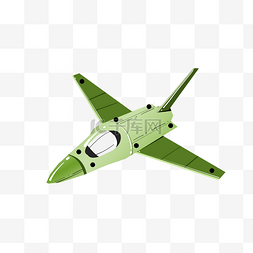 绿色飞机创意