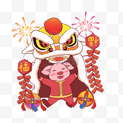 ２０１９猪年门神华丽古风威武春