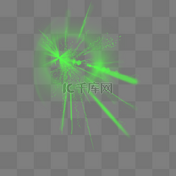 扩散点图片_绿色光效光斑
