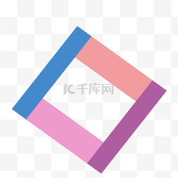 logo图片_时尚几何标志矢量图设计