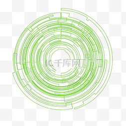大数据点缀图片_不规则多线条组合形圆形状科技感