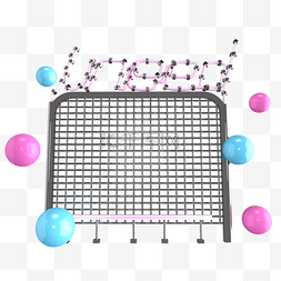 开学促销海报背景图片_c4d舞台背景装饰