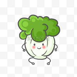 卡通蔬菜宝宝PNG