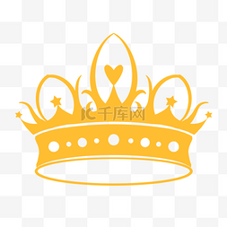 欧洲皇室女性金色皇冠
