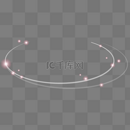 圆圈统计图图片_矢量手绘环绕光效