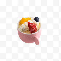 美味冰淇淋草莓蓝莓芒果 