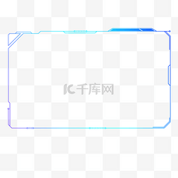 冰雪城堡高清图片_科技元素边框高清图