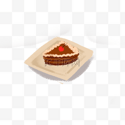 餐饮设计简约图片_手绘餐饮广告之美味甜点蛋糕卡通