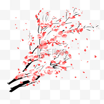 梅花白梅花图片-梅花白梅花图片素材免费下载-千库网