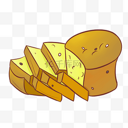 美食玉米面包