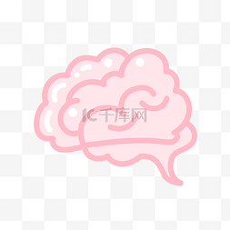 脑神经系统图片_简约风格大脑插画PNG图片