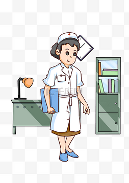 护士形象图片_医生卡通人物形象图