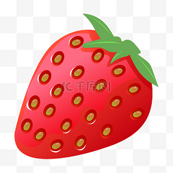 红色仿真草莓