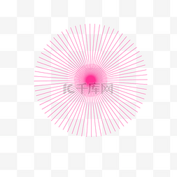 矢量人物AI源文件图片_粉色动漫集中线