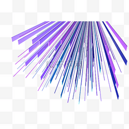 3D紫色炫彩柱体矢量图