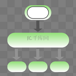 ppt素材树图片_绿色的PPT装饰插画