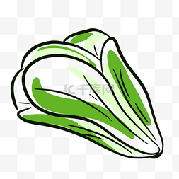 线条蔬菜图片_绿色蔬菜青菜
