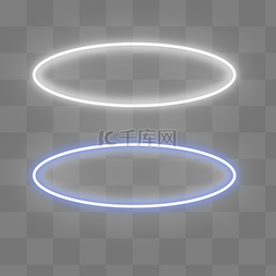 光晕椭圆图片_唯美白色光圈