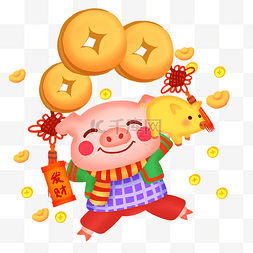 新年金币福猪