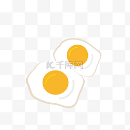 早餐饸饹面图片_营养早餐手绘卡通荷包蛋png下载