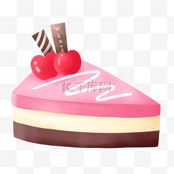 多层蛋糕蛋糕图片_樱桃巧克力