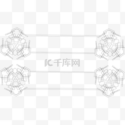 ai矢量框架装饰矢量图案