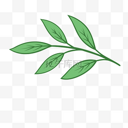 清新空气素材下载图片_绿色的叶子植物免抠图