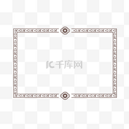 中国古典海报素材图片_中式古典花纹边框