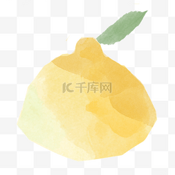 黄色小清新水果图片_小清新手绘柠檬