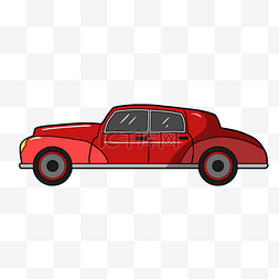 红色小汽车